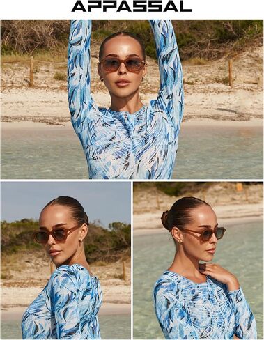نظارة شمسية مربعة رجعية نسائية خمر مستطيل Sunnies AP3710 in Kuwait