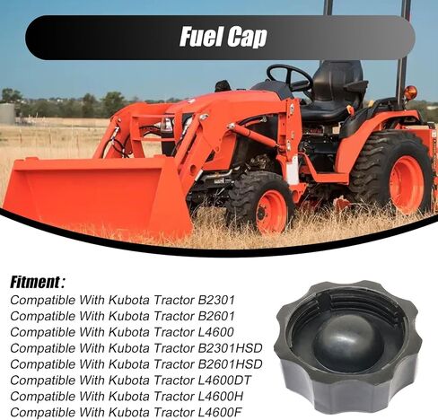 XQSMWF Fuel Cap Compatible With Kubota Tractor Models B2301 B2601 L4600 B2301HSD B2601HSD L4600DT L4600H L4600F # TC402-42022 TC40242022 in Saudi Arabia