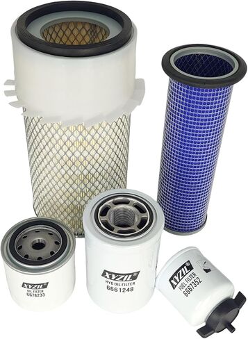Service Filter Kit Compatible with Bobcat A300 S250 S300 S330 T250 T300 T320 Skid Steer Track Loader Old Style 6678233 6661248 6667352 6681475 6681474 HYD Engine Oil Air Fuel Filter w/Separator in Saudi Arabia