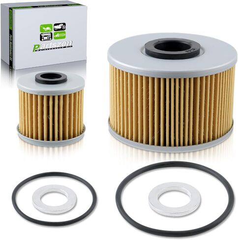 Oil Filter Kit Fit for Honda Pioneer 1000 1000-5 Engine 2016-2021 with O-rings and Drain Plug Gaskets Replaces 15412-MGS-D21 94109-14000 91301-107-000 in Saudi Arabia