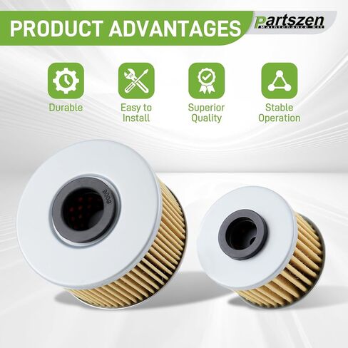 Oil Filter Kit Fit for Honda Pioneer 1000 1000-5 Engine 2016-2021 with O-rings and Drain Plug Gaskets Replaces 15412-MGS-D21 94109-14000 91301-107-000 in Saudi Arabia