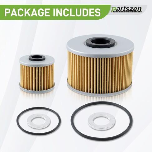 Oil Filter Kit Fit for Honda Pioneer 1000 1000-5 Engine 2016-2021 with O-rings and Drain Plug Gaskets Replaces 15412-MGS-D21 94109-14000 91301-107-000 in Saudi Arabia