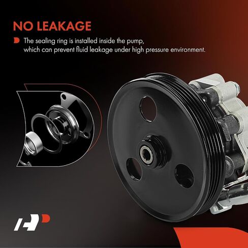 A-Premium Power Steering Pump, with Pulley & Inlet line, Compatible with Chrysler PT Cruiser 2001 2002 in Saudi Arabia