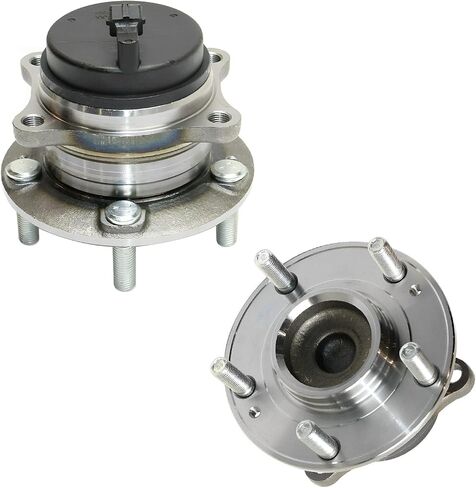 Detroit Axle - FWD Rear 4pc Wheel Bearings Hubs Kit for 07-12 Hyundai Santa Fe Veracruz, 11-13 Kia Sorento, 2 Wheel Bearings & Hubs 2 Sway Bars 2007 2008 2009 2010 2011 2012 2013 Replacement in Saudi Arabia