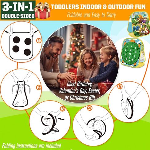 RaboSky Small Bean Bags for Kids Tossing, Mini Beanbags Toss Toy for Toddler Preschool Prek Daycare Supplies Classroom Circle Time Home Schooling Indoor Outdoor Backyard Activities Cornhole Game in Saudi Arabia