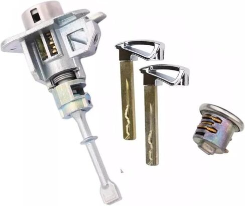 819052W000 ، 81905-2W000 ، أسطوانة قفل الأبواب 2 مفاتيح ومربع للقفص الدوار المقرر ل Hyundai Santa Fe 2013-2018 Santa Fe Sport 2013-2018 Santa Fe XL 2019 in Kuwait