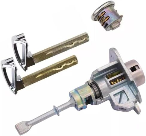 819052W000 ، 81905-2W000 ، أسطوانة قفل الأبواب 2 مفاتيح ومربع للقفص الدوار المقرر ل Hyundai Santa Fe 2013-2018 Santa Fe Sport 2013-2018 Santa Fe XL 2019 in Kuwait