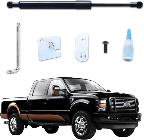 مجموعة مساعدة صدمة الباب الخلفي متوافقة مع Ford F250 F350 2017 ~ 2024 ، دعامات الباب الخلفية البطيئة لـ F250 F350 Super Duty ، إكسسوارات الباب الخلفي للشاحنة ، بدون تثبيت الحفر in Kuwait