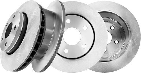 PM Auto Set of 4 Front 302mm-Rear 316mm Brake Disc Rotors For 2007-2017 Jeep Wrangler in Saudi Arabia