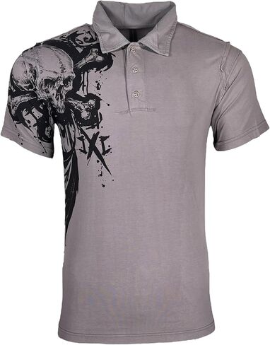 Xtreme Couture Men Polo Shirt Splatt Silver in Saudi Arabia