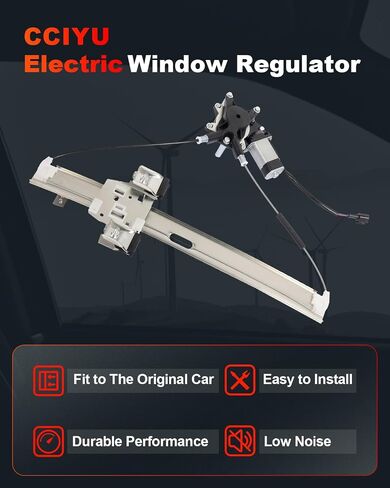 cciyu Power Window Regulator With Motor Replacement for 2005-2010 for Dodge Dakota,2006-2008 for Mitsubishi Raider,2011 for Ram Dakota Front Left Driver Side in Saudi Arabia