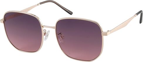 JOOX Trendy Oversized Square Sunglasses for Women Men Classic Metal Hexagon Sun Glasses Ladies UV400 Protection Shades in Kuwait