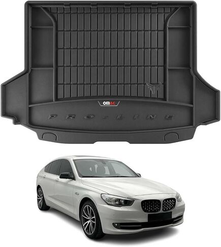 OMAC Premium Cargo Mats Liner for BMW 5 Series G30 M5 F90 2017-2024 TPE Black in Saudi Arabia