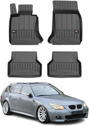 Omac Premium Cargo Mats Liner لـ BMW 5 Series G30 M5 F90 2017-2024 TPE Black in Kuwait