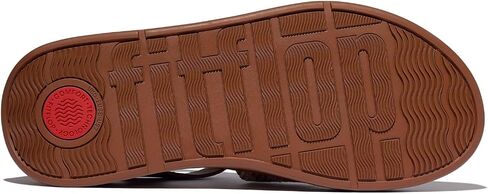 Fitflop Women F-Mode V-Weave/Leather Fisherman Sandals Wedge in Kuwait