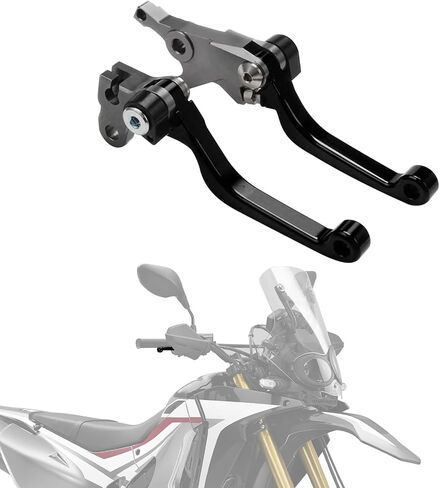 دراجة نارية فرامل القابض رافعة محور الرافعات مجموعة CNC قابلة للتعديل ل CRF300L CRF300RALLY 21-24 CRF250L/M 12-20 in Kuwait