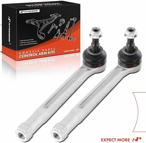 A-Premium 2 x Front Outer Tie Rod Ends, Compatible with Porsche 911 1999-2013, Boxster 1997-2012, Cayman 2006-2012 in Saudi Arabia