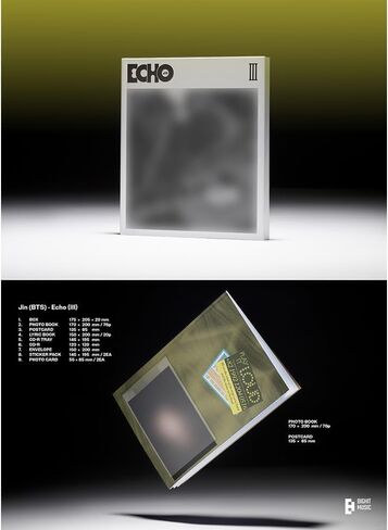 BTS JIN Echo 2th mini album Photobook Ver (I + II + III 3 Ver SET) in Saudi Arabia