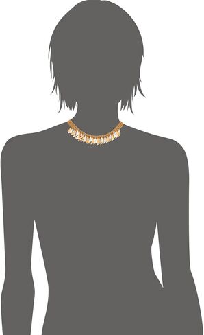 Lucky Brand Real Gold Plated 2 Layer Pendent Imitation Pearl & Fireball Necklace in Saudi Arabia