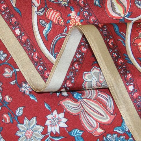 Dana Xu 100 ٪ Mulberry Silk Fashion وشاح للنساء 27 × 27 بوصة متوسطة مربعة خفيفة الوزن in Saudi Arabia