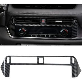 XITER ABS Cabon Fiber Style Console Air Vent Cover Frame Central Control Panel Air Conditioning Outlet Vent Cover Trim for Nissan Rogue 2021 2022 2023 2024 2025 Interior Accessories in Saudi Arabia
