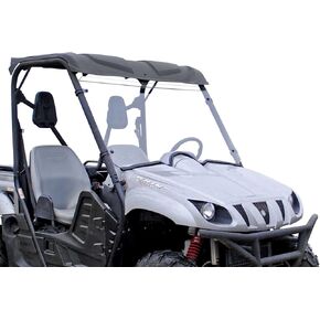 SuperATV Heavy Duty Full Windshield for 2006-2008 Yamaha Rhino 450 / 2004-2007 Yamaha Rhino 660 / 2008-2013 Yamaha Rhino 700 | 1/4" Scratch Resistant Polycarbonate | Includes Pre-installed Bulb Seal in Saudi Arabia