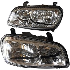 Car Crystal Glass Headlights for Toyota RAV-4 Rav4 SXA10 SXA11 Headlamp 1998-2000 2PCS in Saudi Arabia