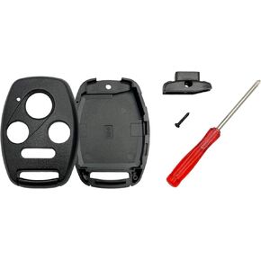 Key Fob Shell Case Replacement for Honda Accord Civic EX Pilot Key Fob Cover with Screwdriver (Pink) in Kuwait