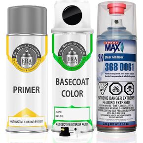 Era Paints PX8/DX8/X13 - أسود لدوار متطابق تمامًا من رذاذ الطلاء بخاخ السيارات - مجموعة متميزة ث/2 كيلو 3680061 ClearCoat in Saudi Arabia