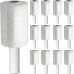 5" x 1000' Roll - Shrink Wrap Roll with Handle 80 Gauge Thick Mini Clear Stretch Wrap for Moving Supplies (1 Pack) in Saudi Arabia