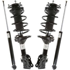 Autoshack Front Complete STRUT و COIL SPRING مع امتصاصات الصدمات الخلفية المحددة لـ 2000-2005 Toyota Echo 1.5L FWD | مجموعة استبدال نظام التعليق الكامل CSTKS0059 in Kuwait