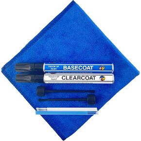 American Touch Up Paint مطابقة تمامًا متوافقة مع Chevy Cobalt Blue 150L ، 25U ، WA150L - Paint Pen Brush ، Basecoat/ClearCoat in Saudi Arabia