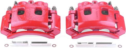Power Stop S4762A زوج الفرجار المغلفة بودرة أمامية لدودج رام 1500 2000-2001 [نموذج محدد] in Saudi Arabia