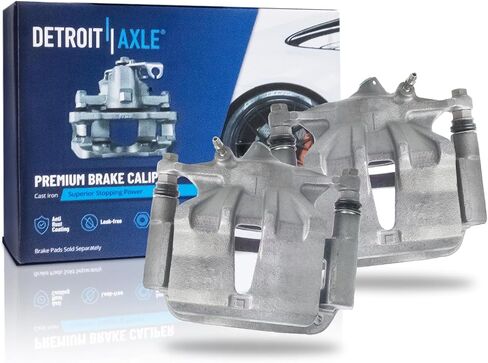 Detroit Axle - 2.2L الفرجار الأمامية الفرامل لتويوتا 1992-1996 كامري ، 1993 1994 1995 الفرجار الفرامل مع الفرجار الفرامل ببديل تجميع الأساس in Saudi Arabia