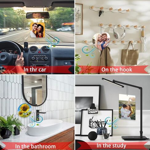 Custom Air Fresheners with Picture - Personalized Double-Sided Print Photo Air Freshener for Boy Friend Gifts, Customized Air Freshener for Car Wardrobe Bathroom Hanging Decorate Ornaments in Saudi Arabia