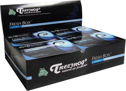 6 PK Tree Frog Squash Natural Air Gsuash ، Black ، JDM Freshener Xtreme Fresh in Kuwait