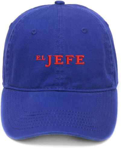 El Jefe Embroidered Mens Baseball Cap Cotton Washed Baseball Hat in Saudi Arabia