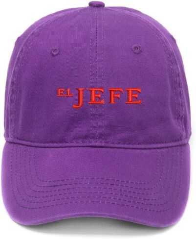 El Jefe Embroidered Mens Baseball Cap Cotton Washed Baseball Hat in Saudi Arabia
