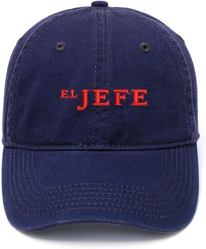 El Jefe Embroidered Mens Baseball Cap Cotton Washed Baseball Hat in Saudi Arabia