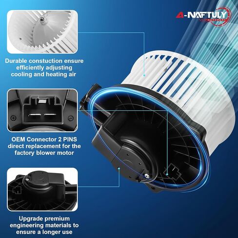 AC Blower Motor Fan FITS لعام 2014-2018 Subaru Forester ، 2012-2016 Impreza ، 2016-2017 Crosstrek ، 2013-2020 XV ، WRX ، 2010-2019 Legacy ، 2010-2019 Outback ، HVAC Heater Blower ، 700290 ، 72223-FJ001 in Kuwait