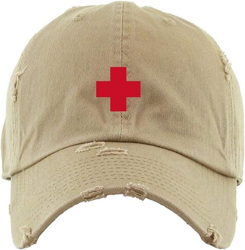 Lifeguard Vintage Baseball Cap Embroidered Cotton Adjustable Distressed Dad Hat in Saudi Arabia