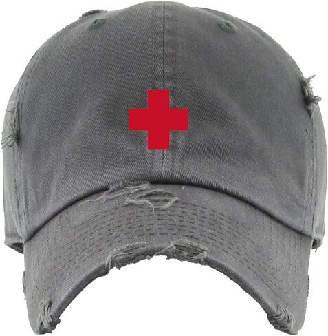Lifeguard Vintage Baseball Cap Embroidered Cotton Adjustable Distressed Dad Hat in Kuwait