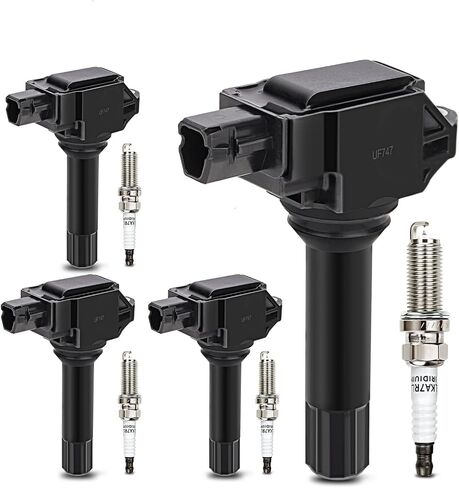 UF774 Ignition Coil & 93501 Double Iridium Spark Plug For Subaru BRZ Legacy Outback WRX Forester Crosstrek/Scion FR-S/Toyota 86丨Replace# 22433-AA700 UF747 UF767 UF769 UF775 in Saudi Arabia