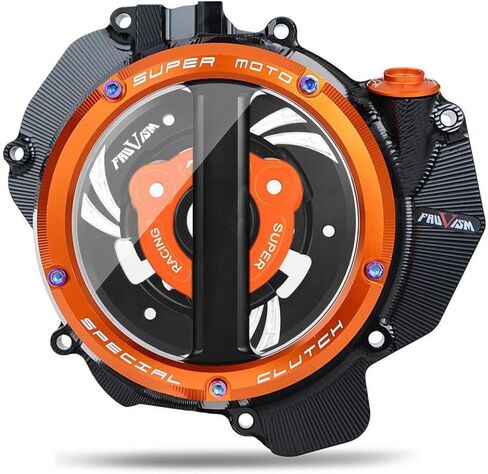 CNC Racing Clear Clutch Cover Cover Spring Retainer متوافق مع 2018-2022 790 890 790 Adventure 890 Adv R Motorcycle Parts (Model 1) in Saudi Arabia
