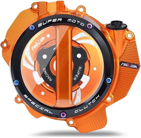 CNC Racing Clear Clutch Cover Cover Spring Retainer متوافق مع 2018-2022 790 890 790 Adventure 890 Adv R Motorcycle Parts (Model 1) in Saudi Arabia