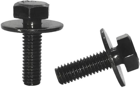 Car 6mm M6 Bolts And Screws Set With Spacers External Hexagon T20 For Bumper Fender Guards Mudguards 10 Or 5 Pieces(10pcs) in Saudi Arabia