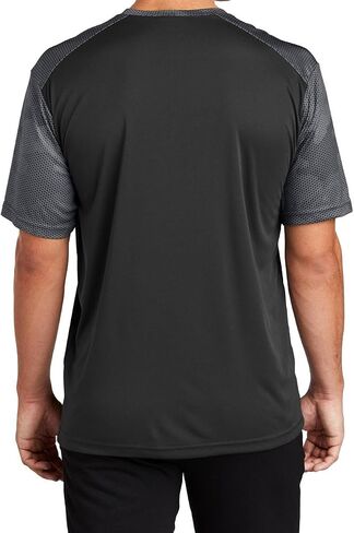 Mafoose Mens Digital Camo Hex Colorblock Moisture Wicking Athletic Training T-Shirt in Saudi Arabia