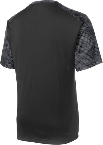Mafoose Mens Digital Camo Hex Colorblock Moisture Wicking Athletic Training T-Shirt in Saudi Arabia