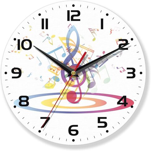 Wall Clocks,Black cat 10 Inch Wall Clock,Moon Small Battery Operated Wall Clocks Decorative for Kitchen/Living Room/Bedroom/Bathroom/Dining Room in Kuwait