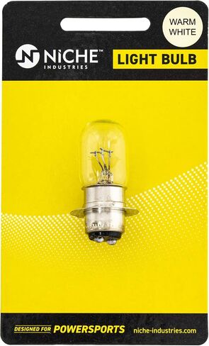 NICHE Headlight Bulb for 1986-2004 Yamaha Warrior Big Bear 350 Kodiak 400 Moto 4 Timberwolf 250 Breeze 125 in Saudi Arabia